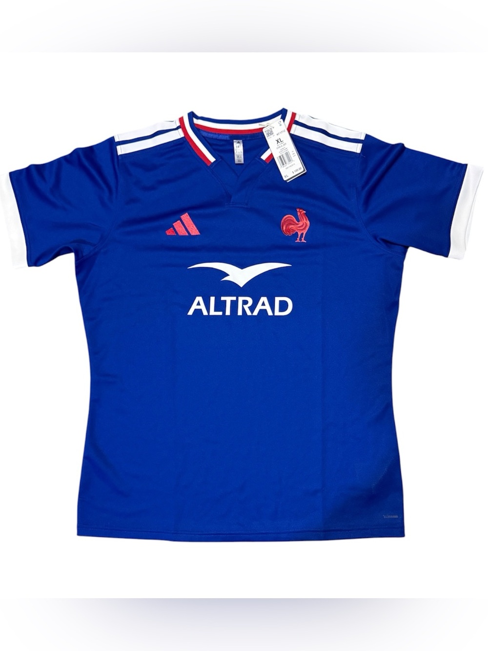 Adidas France Rugby Home Jersey Mens XL FFR Altrad Societe Generale KF1712 NWT
